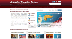 Desktop Screenshot of animateddiabetespatient.com