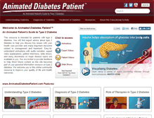 Tablet Screenshot of animateddiabetespatient.com